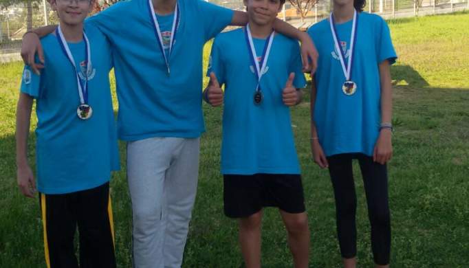 Quatro medalhas arrecadadas pela Escola de Atletismo de Chaves
