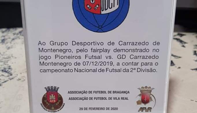 Grupo Desportivo de Carrazedo de Montenegro - Futsal