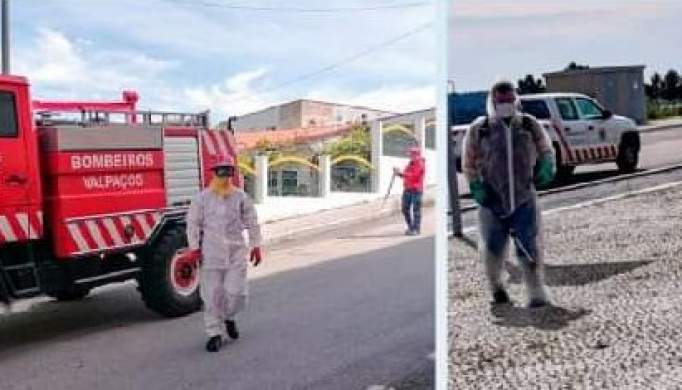 VALPAÇOS: Autarquia procede à desinfeção de ruas